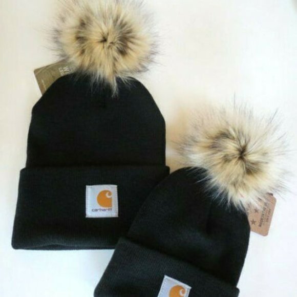 Carhartt Beanie Handmade in USA Pom Set main image 4